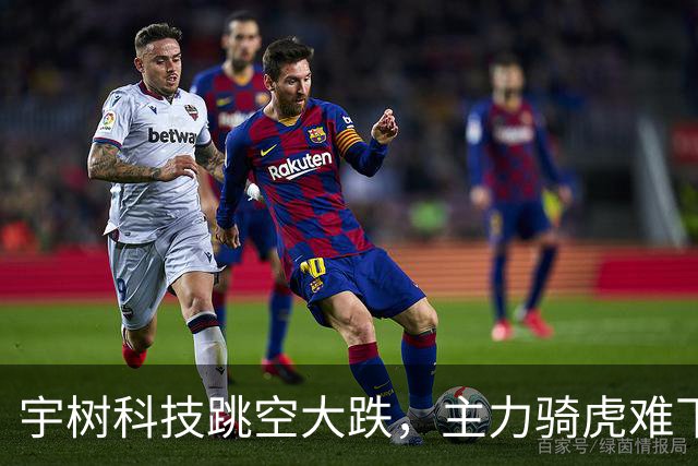 宇树科技跳空大跌，主力骑虎难下，硬着头皮拉，但依然无济于事！